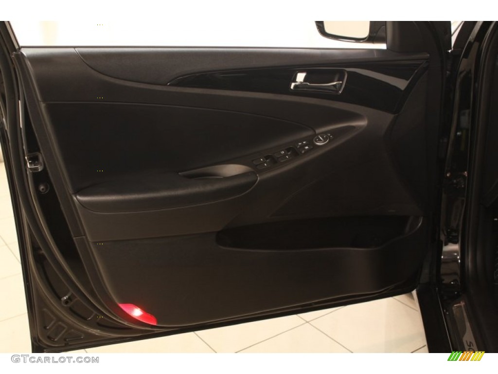2011 Sonata Limited - Midnight Black / Black photo #4