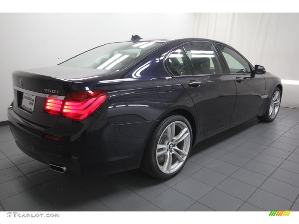 2013 7 Series 750i Sedan - Carbon Black Metallic / Black photo #10