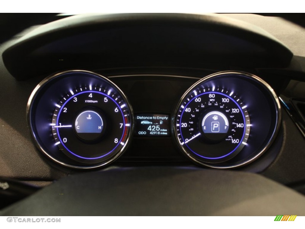 2011 Sonata Limited - Midnight Black / Black photo #7