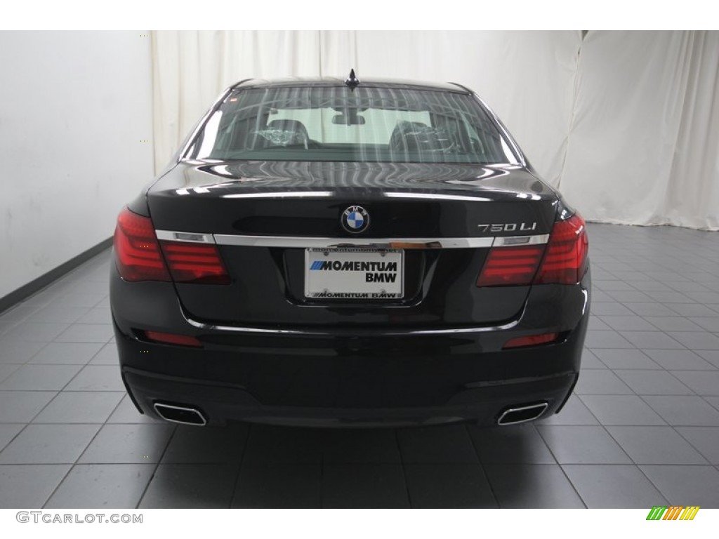 2013 7 Series 750Li Sedan - Black Sapphire Metallic / Black photo #9