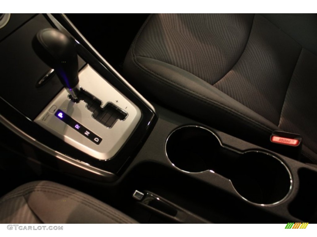 2012 Elantra GLS - Midnight Black / Gray photo #9
