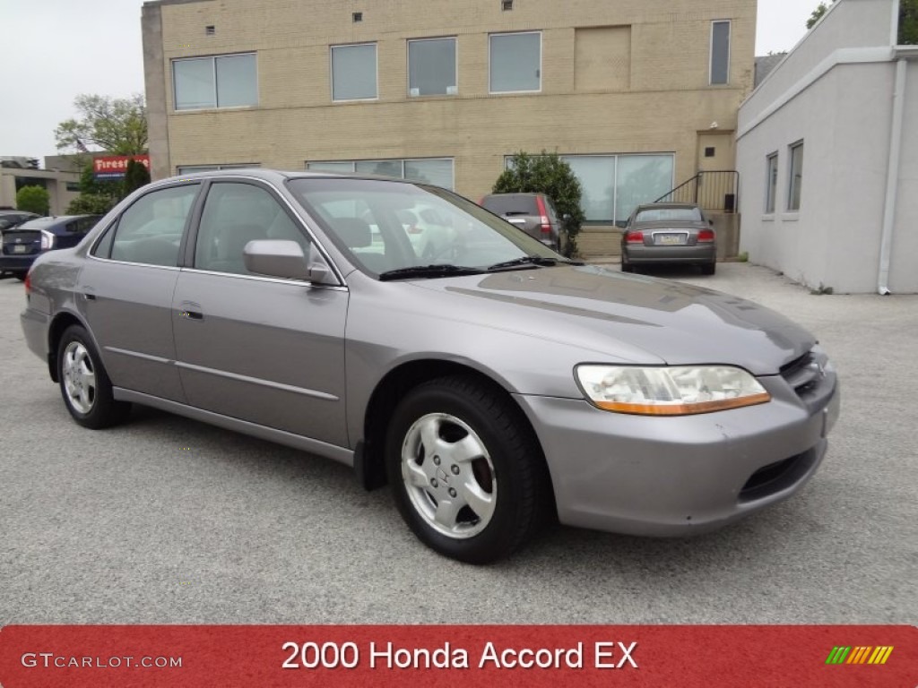 2000 Accord EX Sedan - Signet Silver Metallic / Quartz photo #1