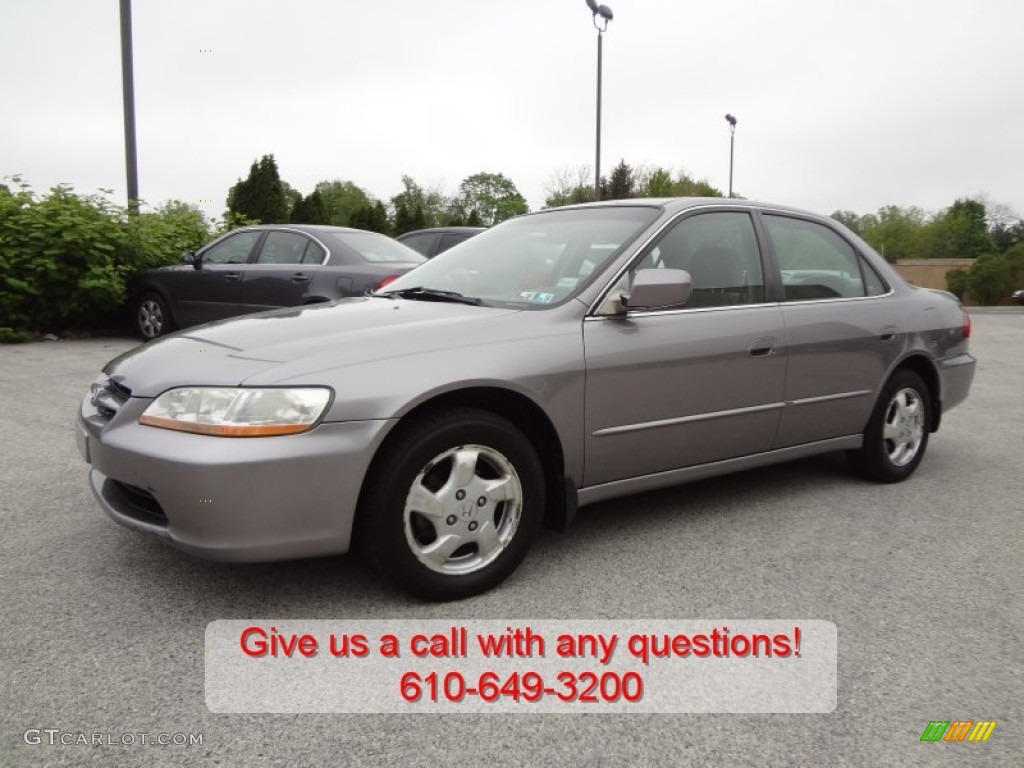 2000 Accord EX Sedan - Signet Silver Metallic / Quartz photo #4