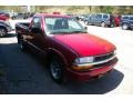 2001 Dark Cherry Red Metallic Chevrolet S10 LS Regular Cab  photo #12