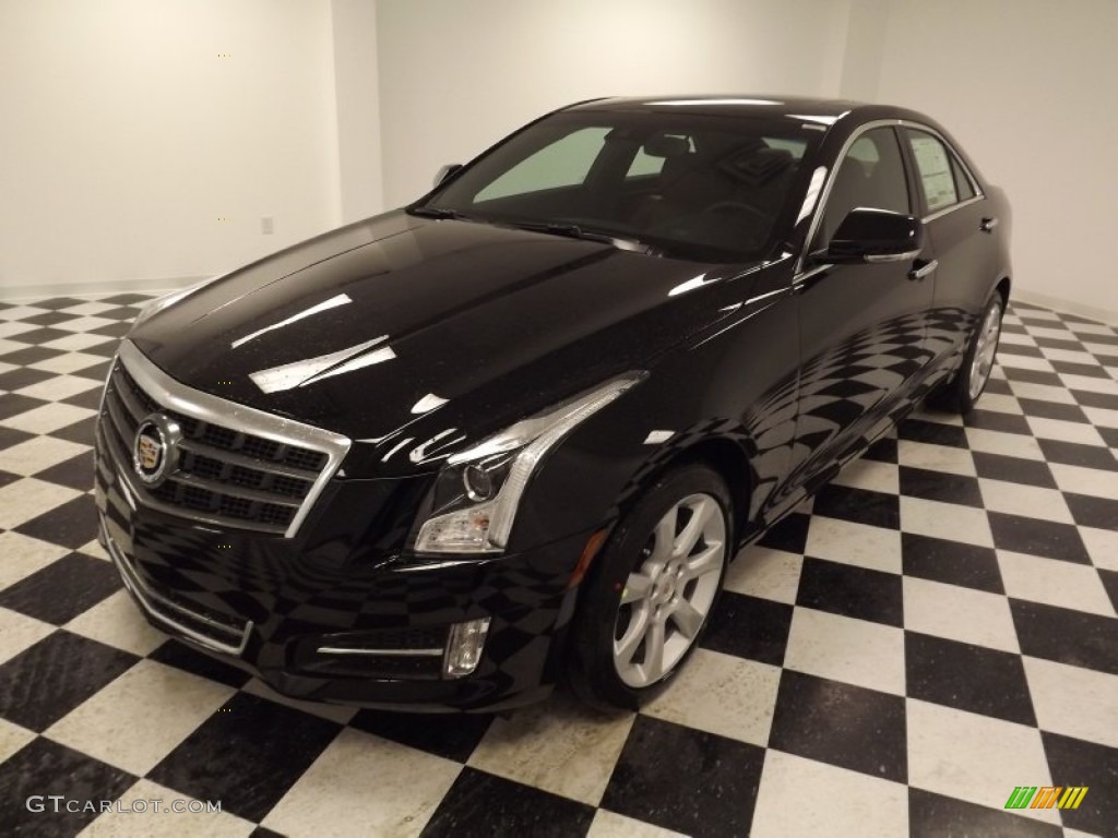 2013 ATS 2.0L Turbo Performance - Black Raven / Morello Red/Jet Black Accents photo #1