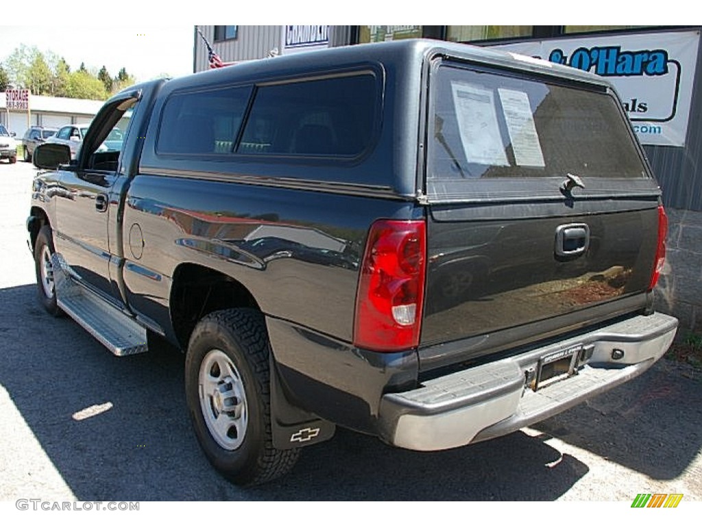 2003 Silverado 1500 Regular Cab 4x4 - Dark Gray Metallic / Dark Charcoal photo #4