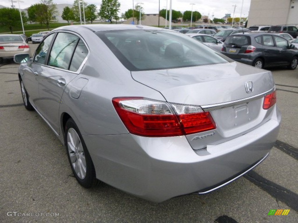 2013 Accord EX-L Sedan - Alabaster Silver Metallic / Black photo #5