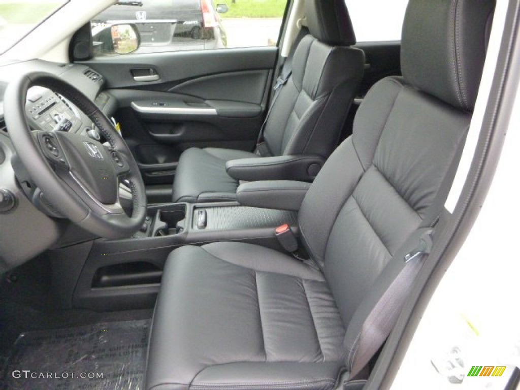 2013 CR-V EX-L AWD - White Diamond Pearl / Black photo #10
