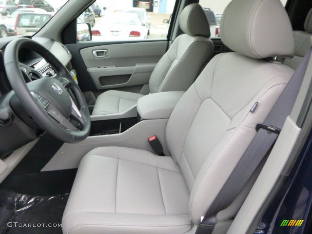 Gray Interior 2013 Honda Pilot EX-L 4WD Photo #80782649