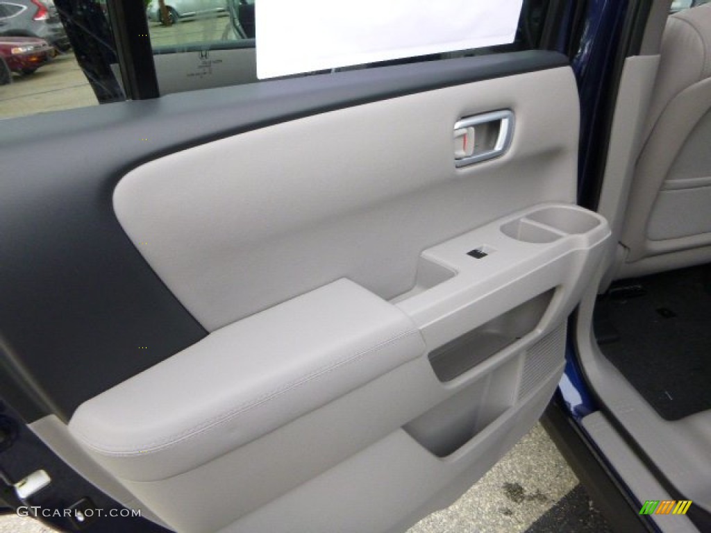2013 Honda Pilot EX-L 4WD Gray Door Panel Photo #80782673