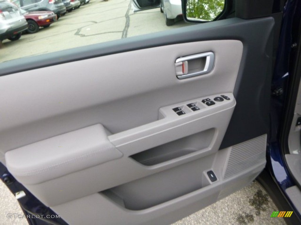 2013 Honda Pilot EX-L 4WD Gray Door Panel Photo #80782679