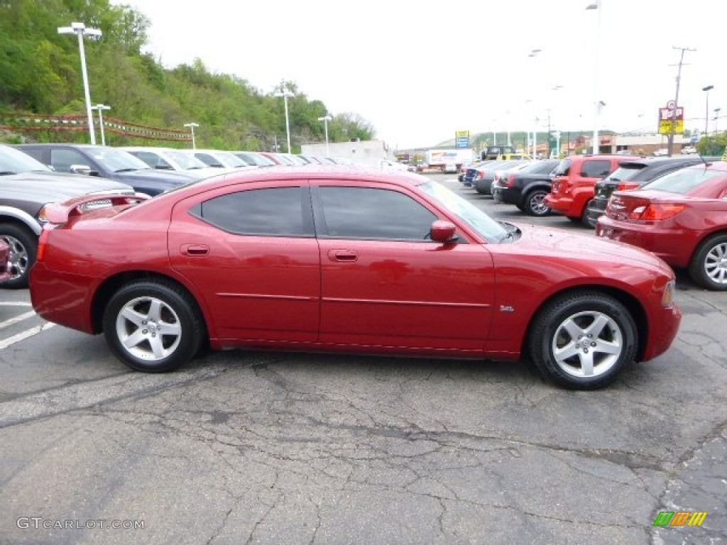 Inferno Red Crystal Pearl 2010 Dodge Charger SXT Exterior Photo #80783373