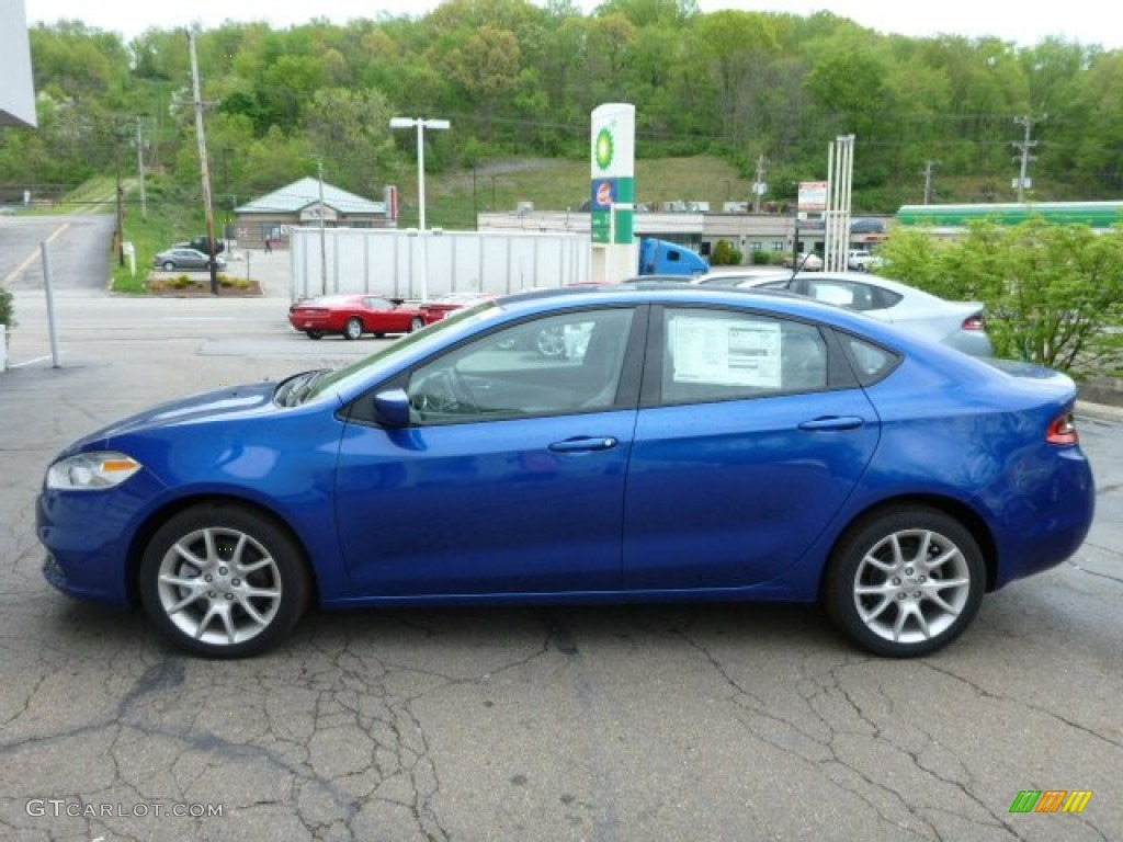 Blue Streak Pearl Coat 2013 Dodge Dart SXT Exterior Photo #80783595