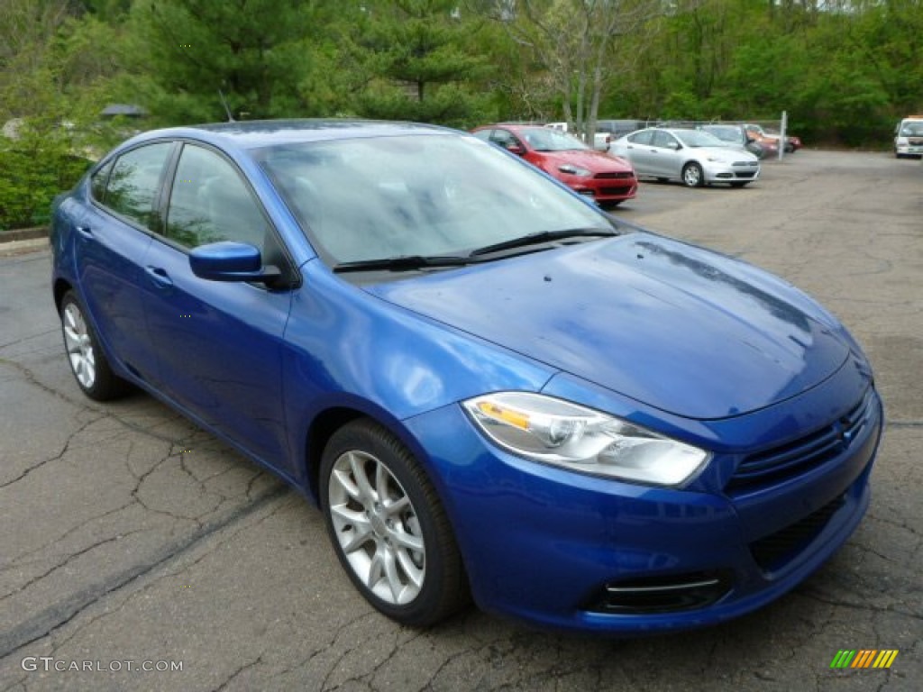 Blue Streak Pearl Coat 2013 Dodge Dart SXT Exterior Photo #80783610