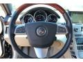 Cashmere/Ebony 2013 Cadillac CTS Coupe Steering Wheel
