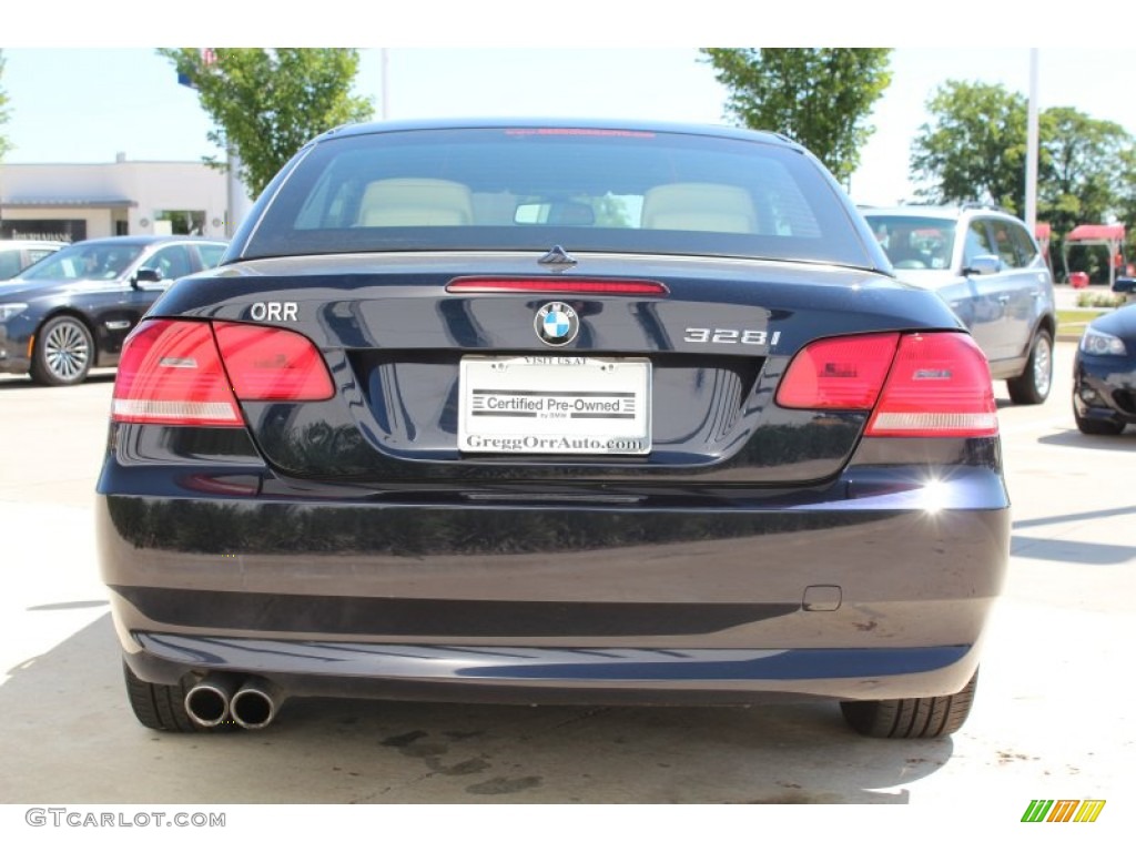 2010 3 Series 328i Convertible - Monaco Blue Metallic / Cream Beige photo #8