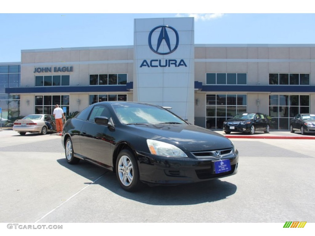 2006 Accord EX Coupe - Nighthawk Black Pearl / Black photo #1
