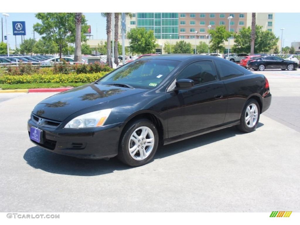 2006 Accord EX Coupe - Nighthawk Black Pearl / Black photo #2