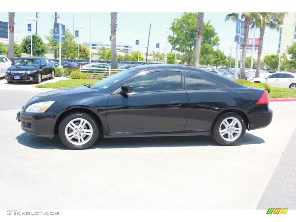 2006 Accord EX Coupe - Nighthawk Black Pearl / Black photo #5
