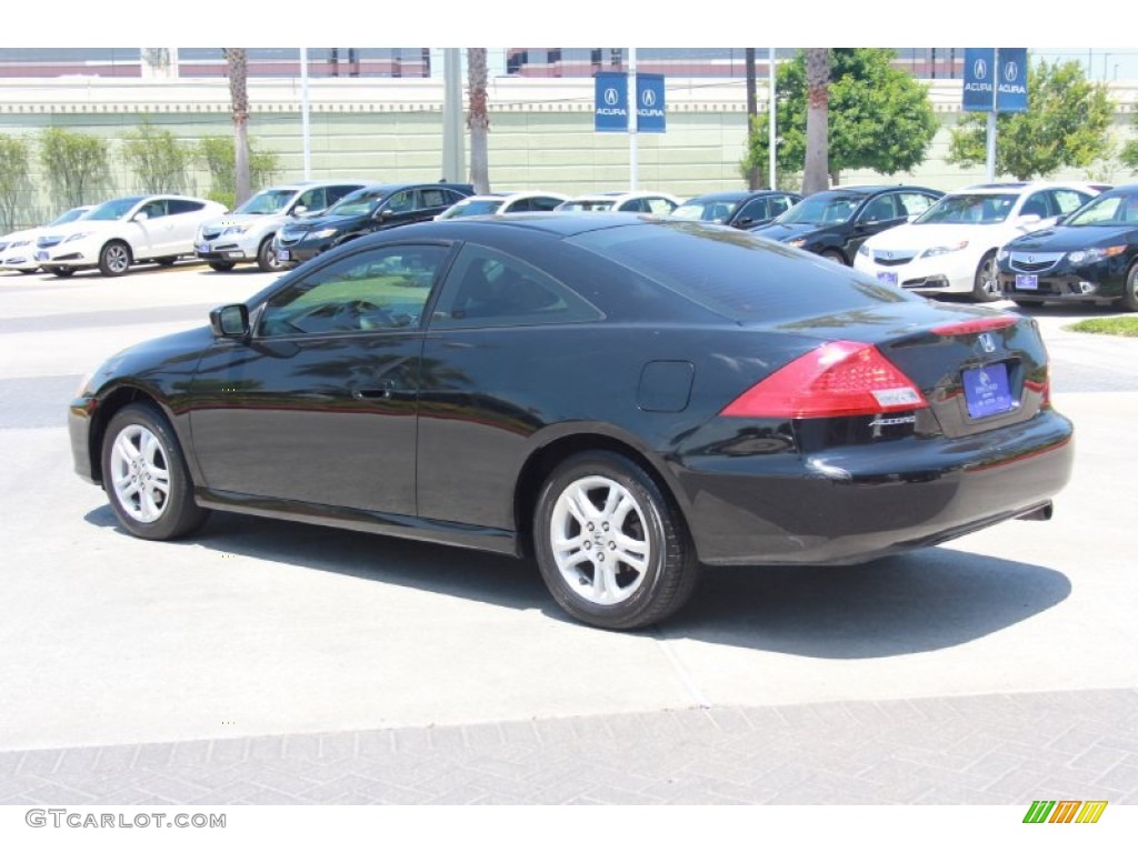 2006 Accord EX Coupe - Nighthawk Black Pearl / Black photo #6