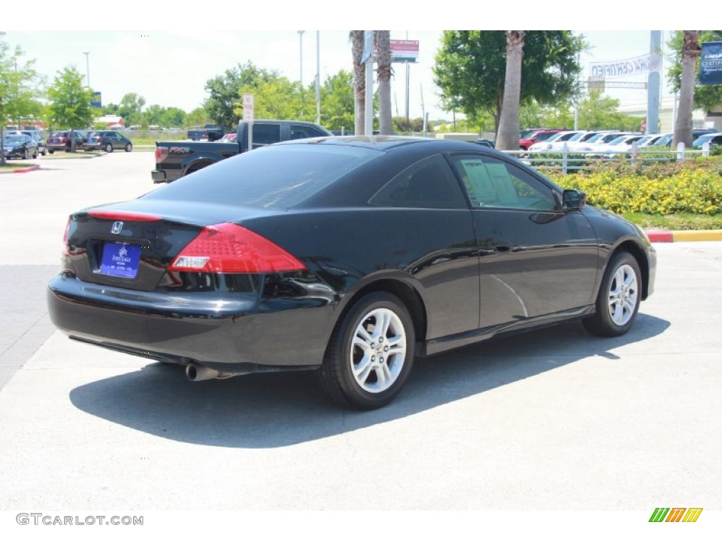 2006 Accord EX Coupe - Nighthawk Black Pearl / Black photo #7