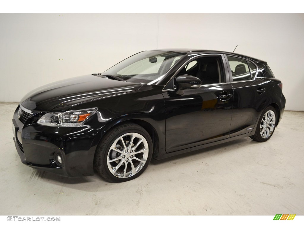 Obsidian Black 2011 Lexus CT 200h Hybrid Premium Exterior Photo #80785841