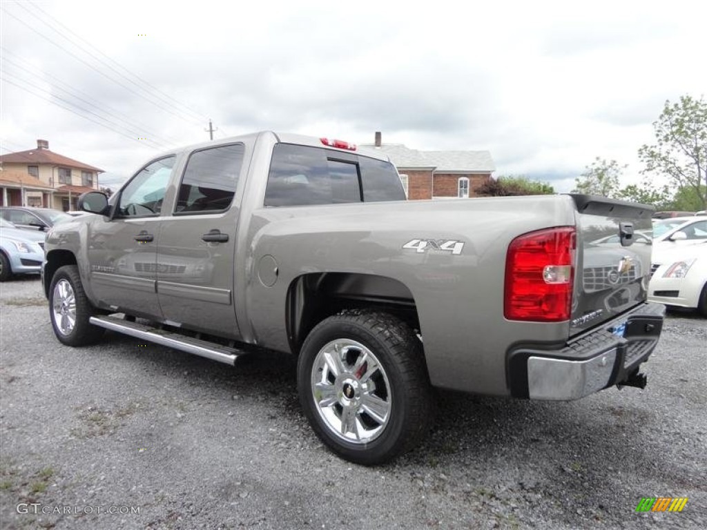 2013 Silverado 1500 LT Crew Cab 4x4 - Graystone Metallic / Ebony photo #5