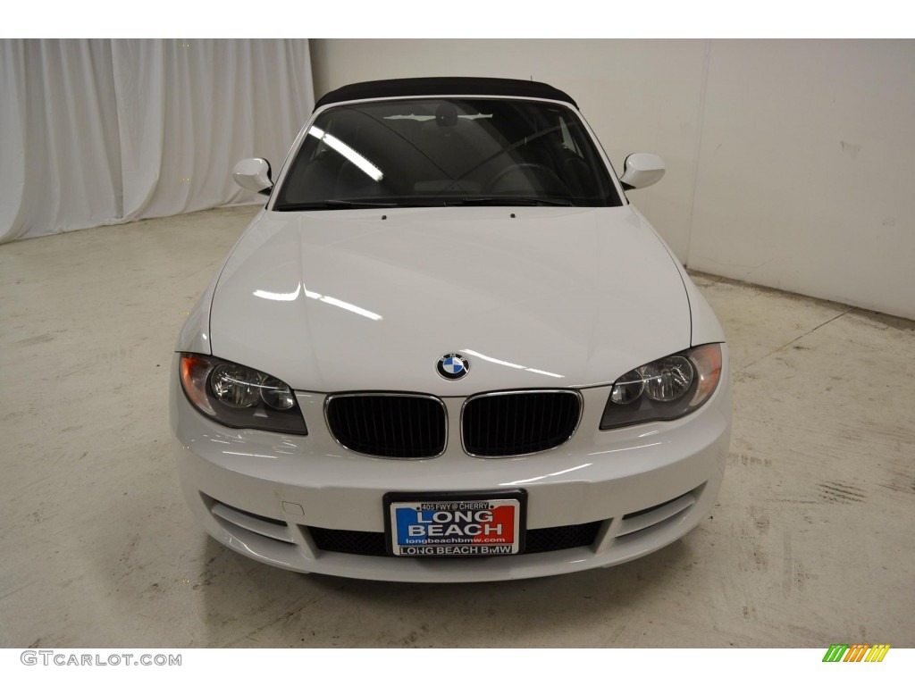 2010 1 Series 128i Convertible - Alpine White / Black photo #4