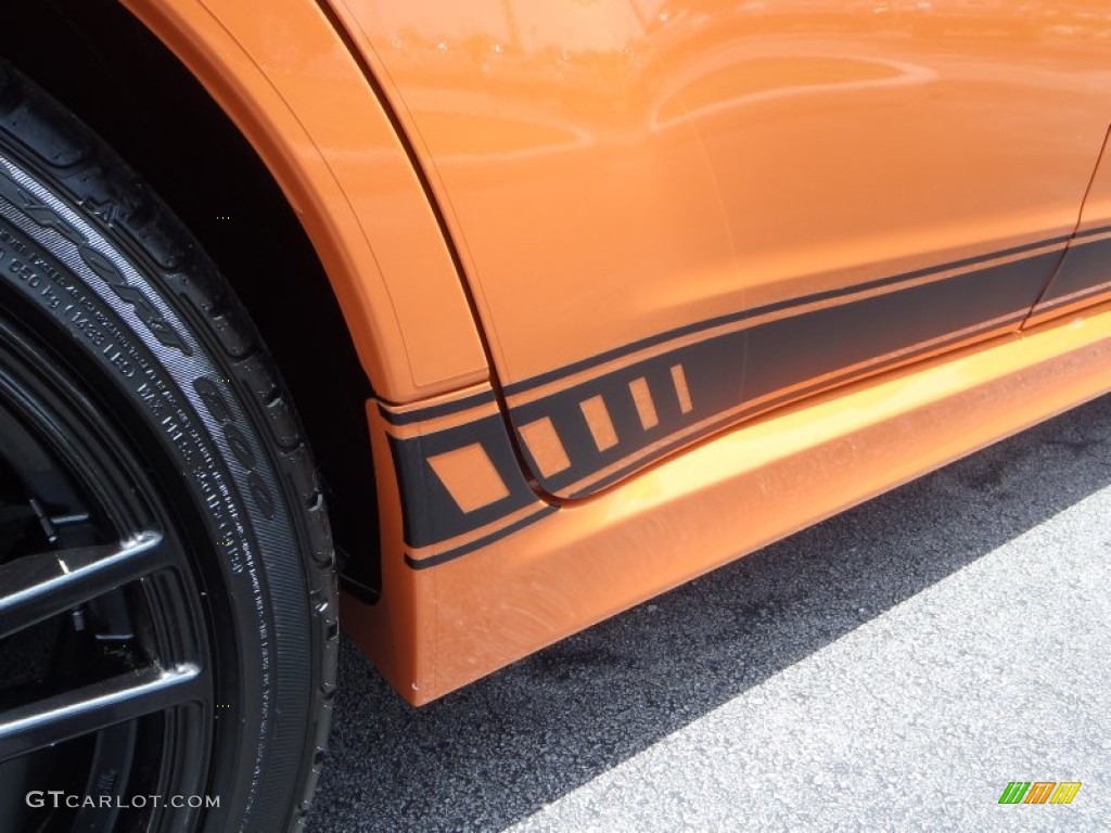 2013 Subaru Impreza WRX STi 4 Door Orange Special Edition Marks and Logos Photo #80787409