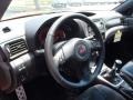 Black 2013 Subaru Impreza WRX STi 4 Door Orange Special Edition Steering Wheel