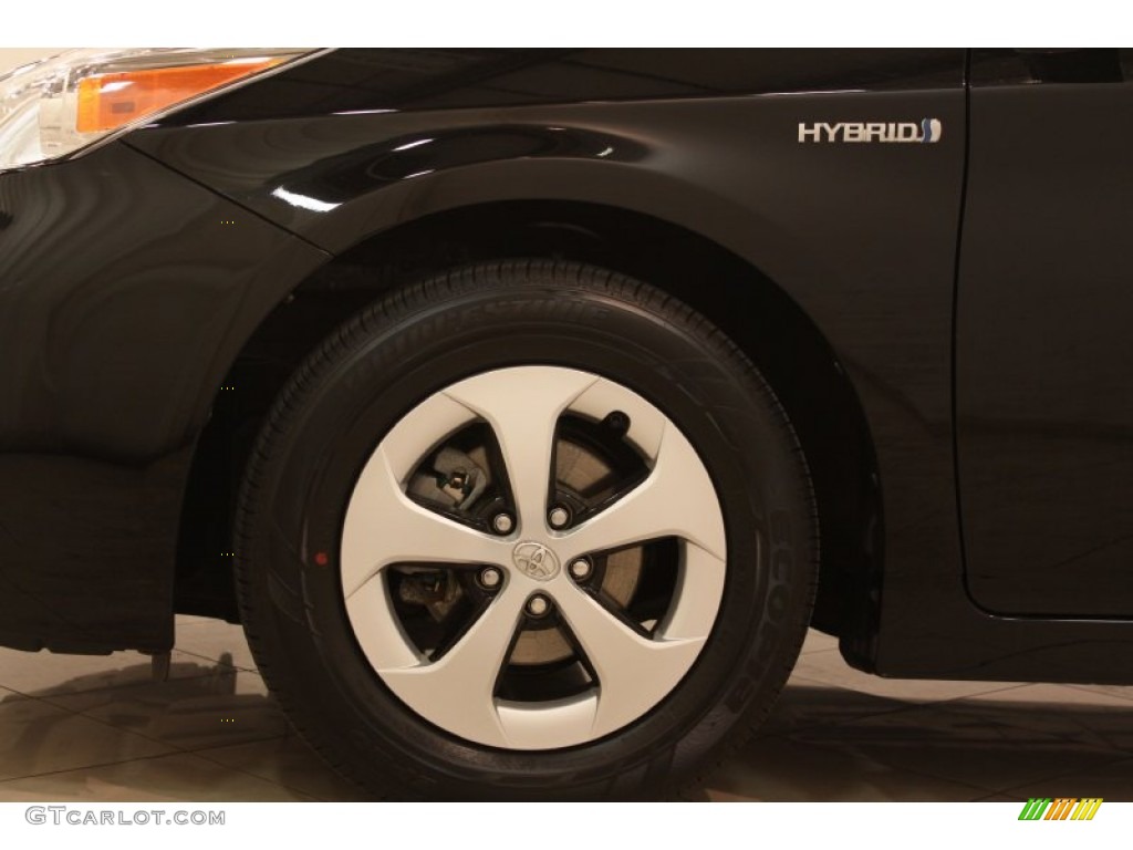 2013 Prius Four Hybrid - Black / Dark Gray photo #24