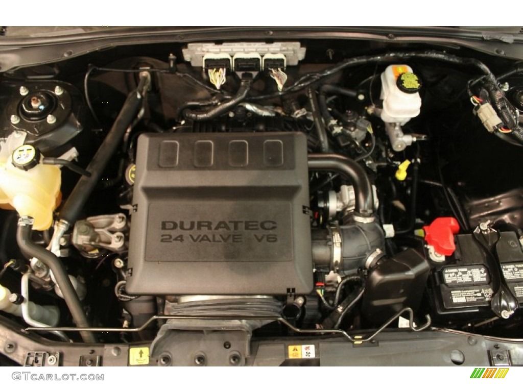 2009 Escape Limited V6 4WD - Black Pearl Slate Metallic / Charcoal photo #18