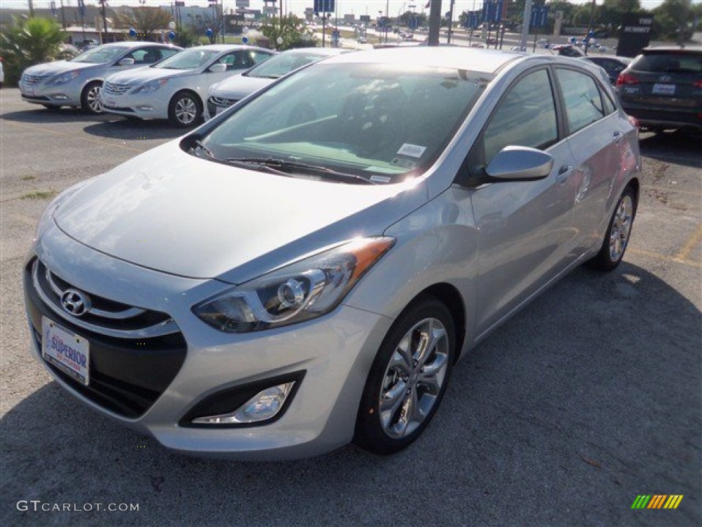 2013 Elantra GT - Silver / Black photo #2