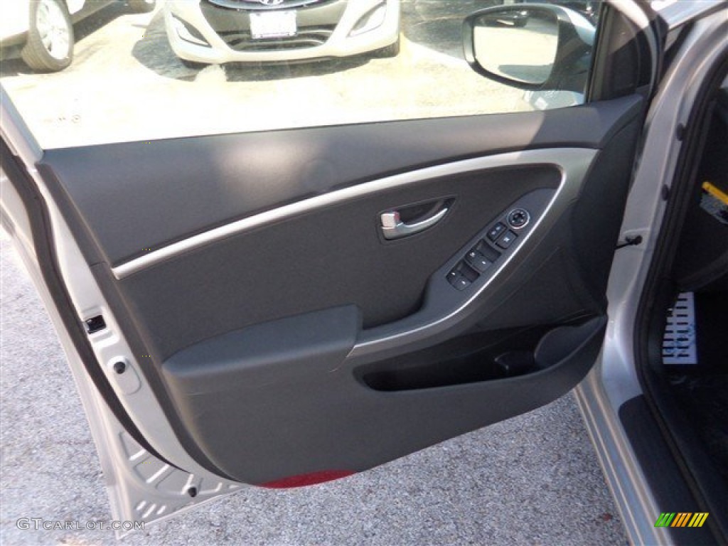2013 Elantra GT - Silver / Black photo #7