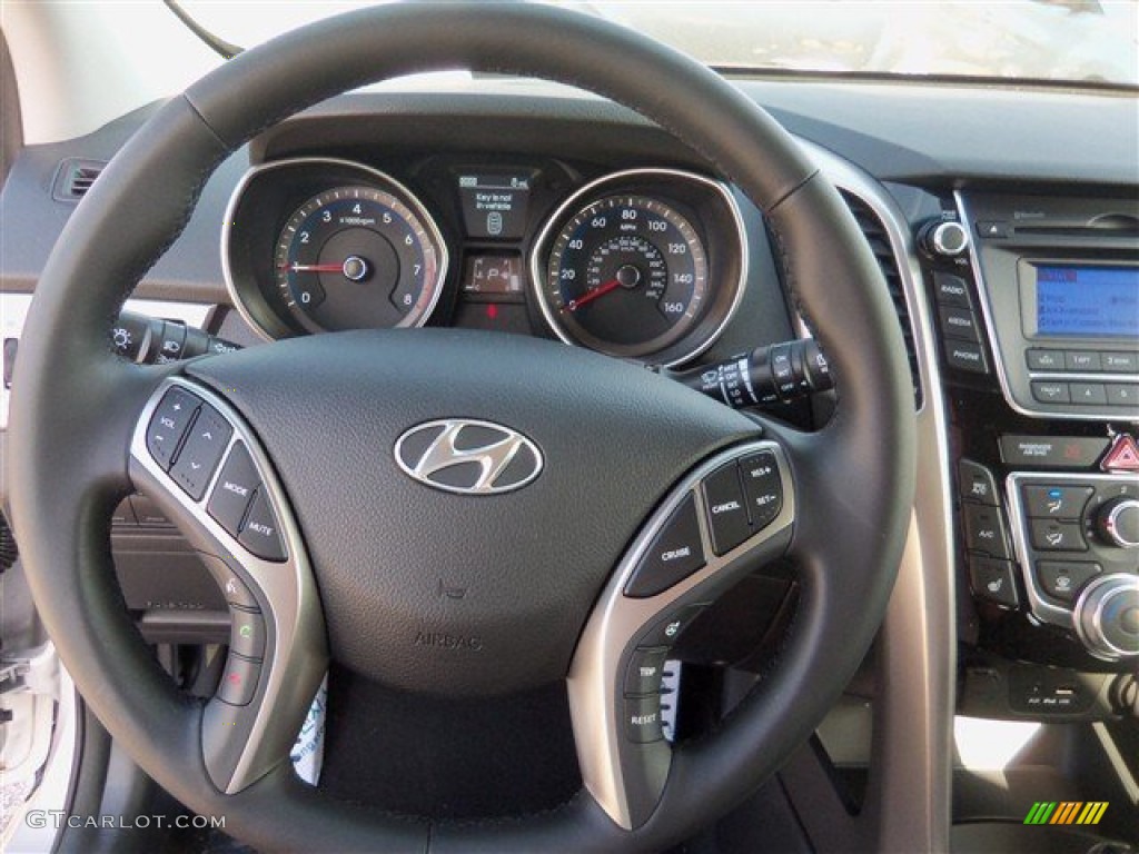 2013 Elantra GT - Silver / Black photo #12
