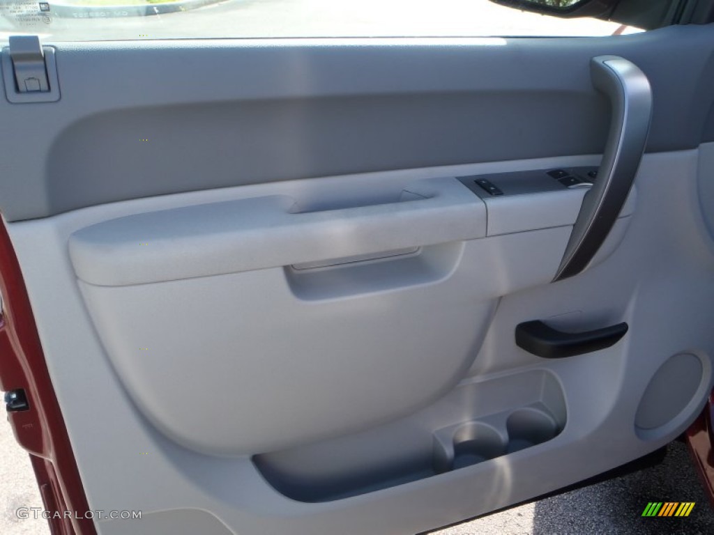 2013 Chevrolet Silverado 1500 LS Regular Cab Dark Titanium Door Panel Photo #80789698