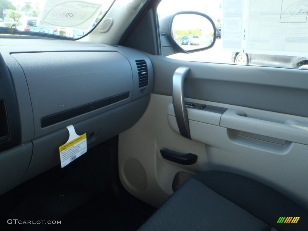 2013 Silverado 1500 LS Regular Cab - Deep Ruby Metallic / Dark Titanium photo #15