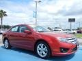 Red Candy Metallic 2012 Ford Fusion SE V6 Exterior