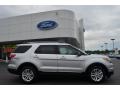 2013 Ingot Silver Metallic Ford Explorer XLT EcoBoost  photo #2