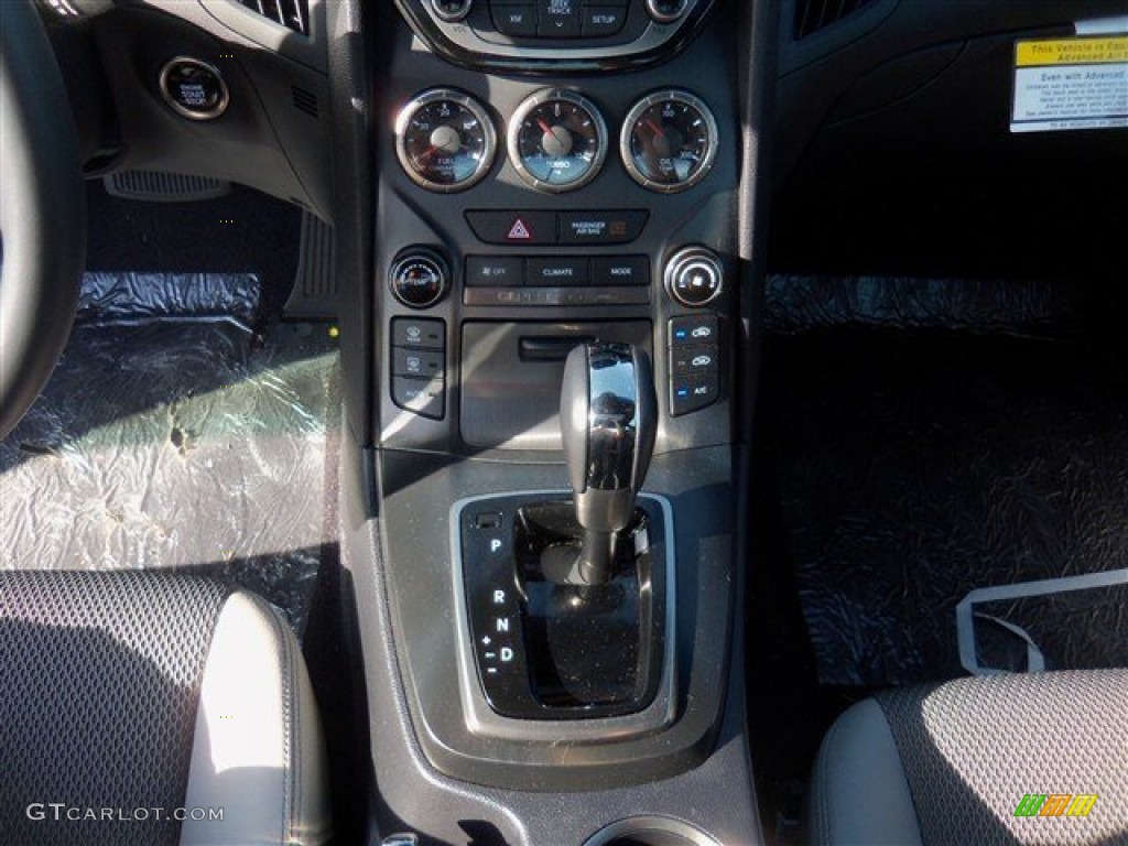2013 Genesis Coupe 2.0T Premium - Platinum Metallic / Gray Leather/Gray Cloth photo #15