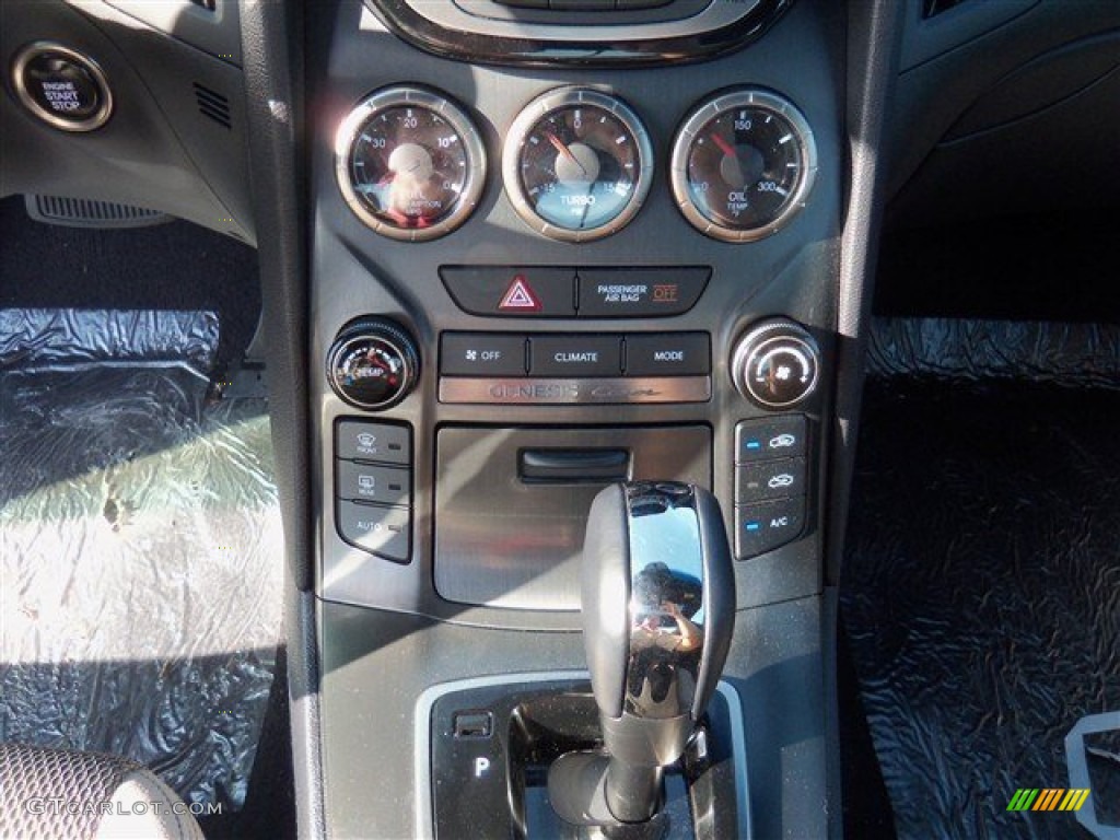 2013 Genesis Coupe 2.0T Premium - Platinum Metallic / Gray Leather/Gray Cloth photo #17