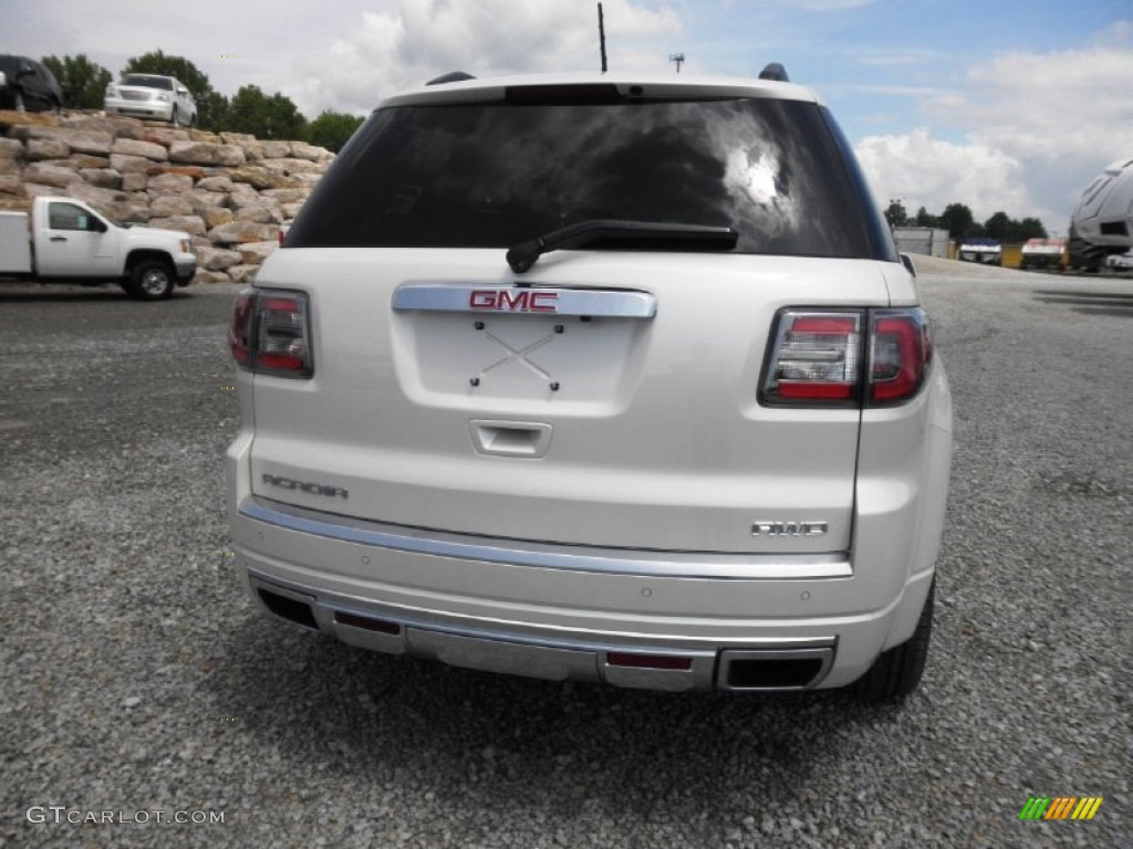 2013 Acadia Denali AWD - White Diamond Tricoat / Cocoa Dune photo #30