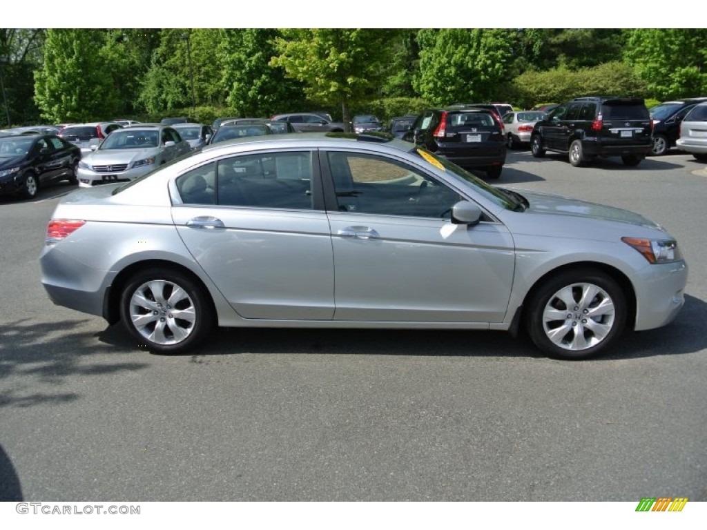Alabaster Silver Metallic 2008 Honda Accord EX V6 Sedan Exterior Photo #80792142