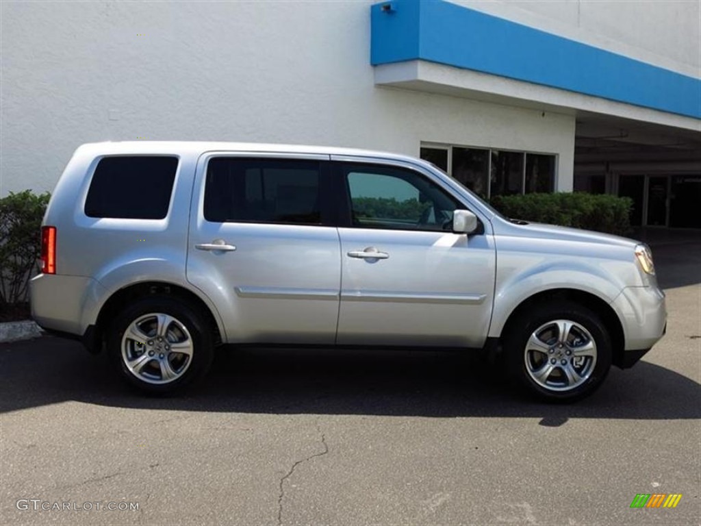 Alabaster Silver Metallic 2013 Honda Pilot EX-L Exterior Photo #80792560