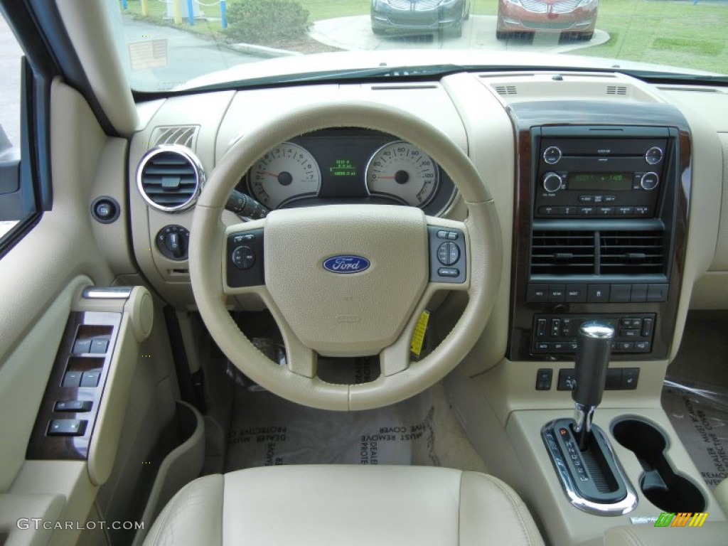 2008 Ford Explorer Limited Camel Dashboard Photo #80792597