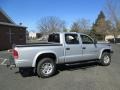 2001 Bright Silver Metallic Dodge Dakota Sport Quad Cab 4x4  photo #9