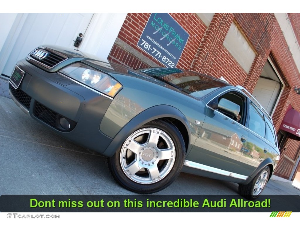 2002 Allroad 2.7T quattro - Highland Green Metallic / Fern Green/Desert Grass photo #106