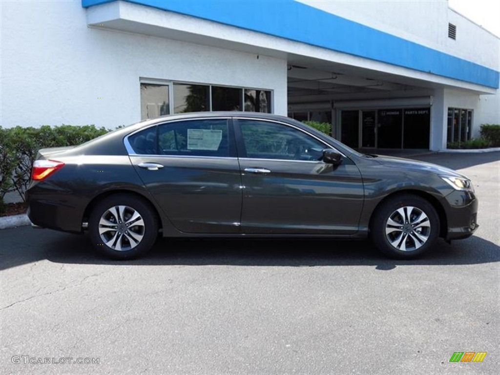 2013 Accord LX Sedan - Hematite Metallic / Black photo #2