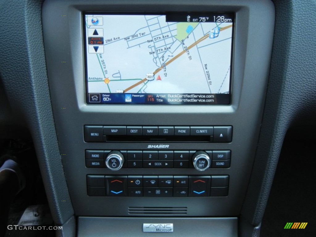 2014 Ford Mustang GT/CS California Special Convertible Navigation Photos