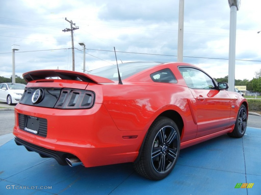 2014 Mustang GT/CS California Special Coupe - Race Red / California Special Charcoal Black/Miko Suede photo #3
